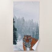 Schneetiger Strandtuch (Vorderseite)