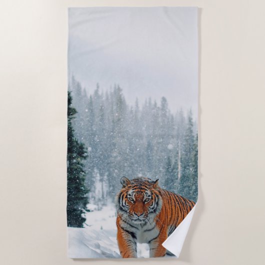 Schneetiger Strandtuch (Vorderseite)