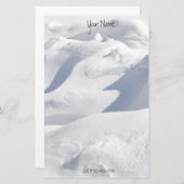 Schneetreiber und Schatten Personalisiert fotograf Briefpapier (Vorne/Hinten)