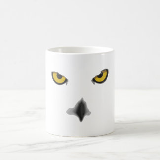 Schneeulen-Standard-Tasse Kaffeetasse