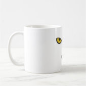 Schneeulen-Standard-Tasse Kaffeetasse (Links)