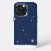 Schneeuntergrund iPhone Hülle (Hinten)