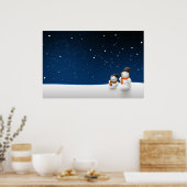 Schneeunterschneider Poster (Küche)