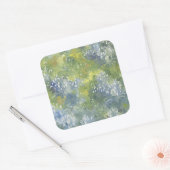 Schneeverfahren 2014 quadratischer aufkleber (Umschlag)