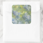 Schneeverfahren 2014 quadratischer aufkleber (Tasche)