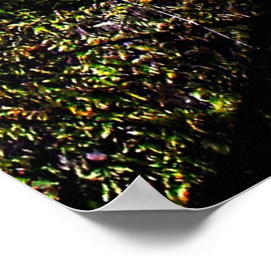 Schneeverfahren am Fluss Hafren Print Poster (Ecke)