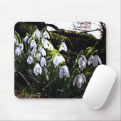 Schneeverfahren am Hafren Mousemat Mousepad (Mit Mouse)