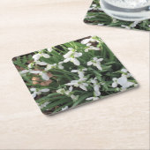 Schneeverfahren auf einem Platz-Untersetzer Rechteckiger Pappuntersetzer (angewinkelt)