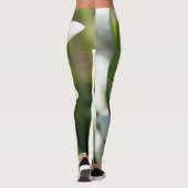 Schneeverfahren-Blume Leggings (Rückseite)
