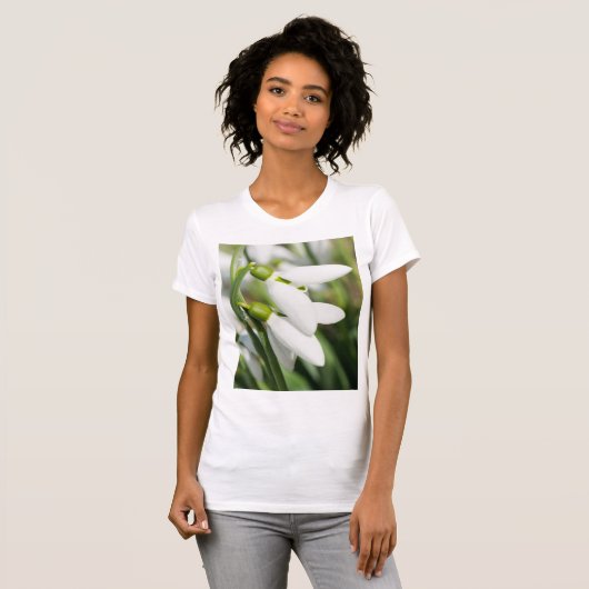 Schneeverfahren-Blume T-Shirt (Vorne ganz)
