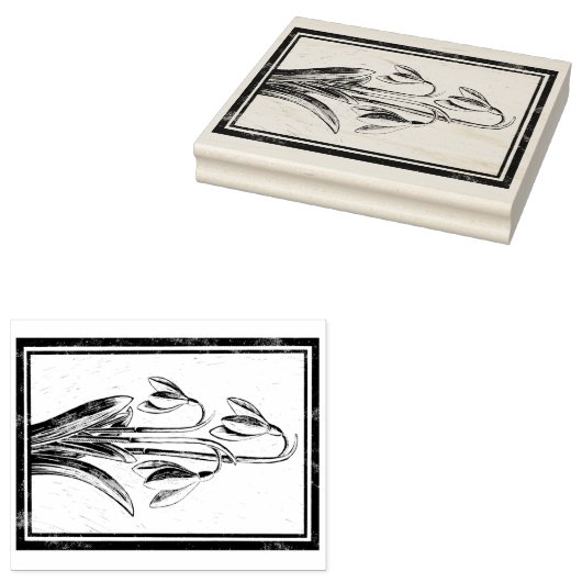 Schneeverfahren Gummistempel (Stempel)