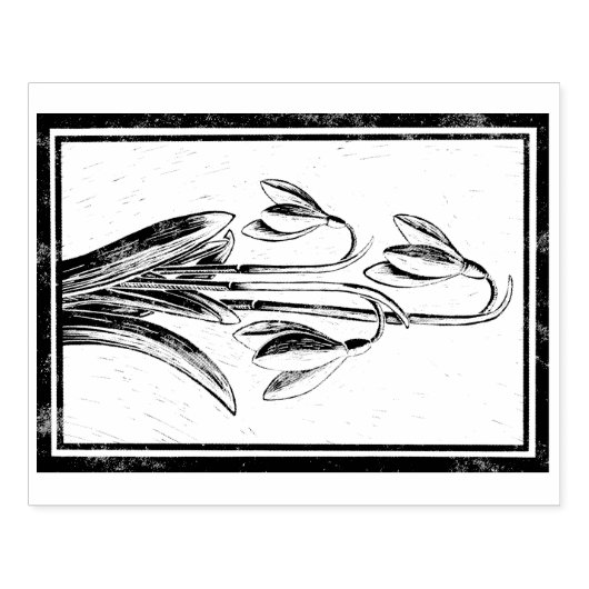 Schneeverfahren Gummistempel (Prägung)