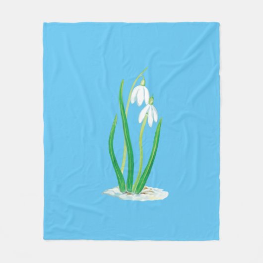 Schneeverfahren im Schnee Fleecedecke (Vorderseite)