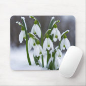 Schneeverfahren im Schnee Mousepad (Mit Mouse)