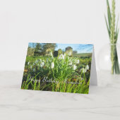 Schneeverfahren in Sunshine - Personalisierter Geb Karte (Vorderseite)