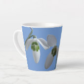 Schneeverfahren Kust. Blue Latte Tasse (Linke Ecke)