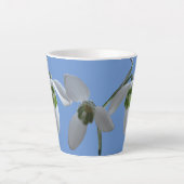 Schneeverfahren Kust. Blue Latte Tasse (Vorderseite)
