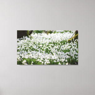 Schneeverfahren Leinwanddruck