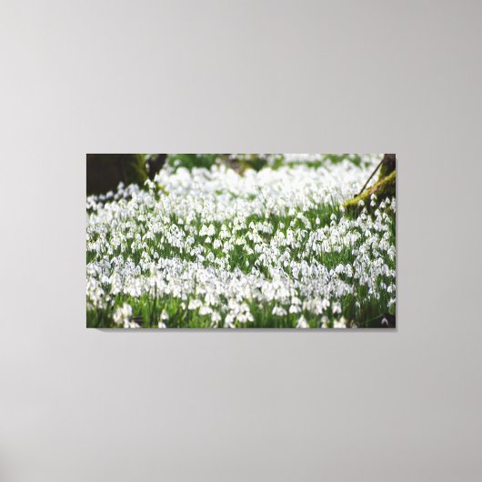 Schneeverfahren Leinwanddruck (Vorderseite)