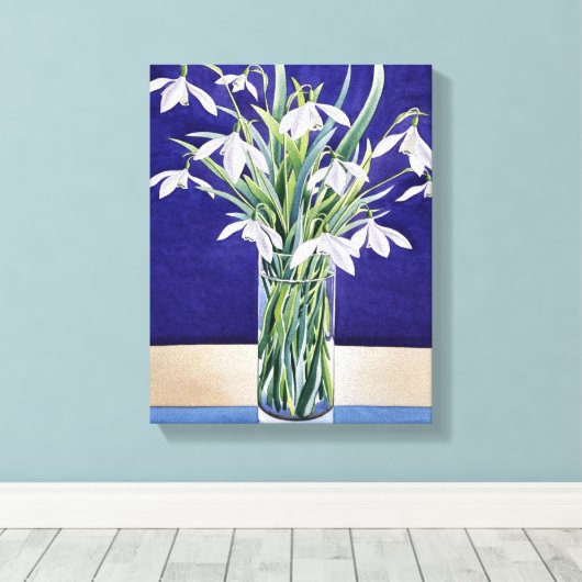 Schneeverfahren Leinwanddruck (Insitu (Holzboden))