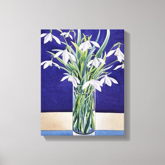 Schneeverfahren Leinwanddruck (Vorderseite)