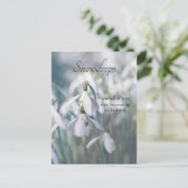 Schneeverfahren Postkarte (Stehend Vorderseite)