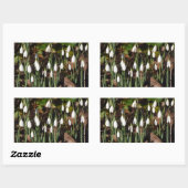 Schneeverfahren Rechteckiger Aufkleber (Blatt)