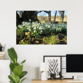 Schneeverfahren unter einem englischen Baum - Pers Poster (Heimbüro)