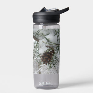 Schneeverzweig Winter Naturfotografie Trinkflasche