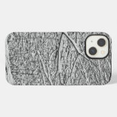 Schneeverzweigte iPhone Hülle (Rückseite (Horizontal))