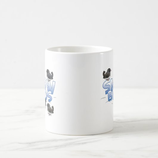 Schneevögel Kaffeetasse (Mittel)