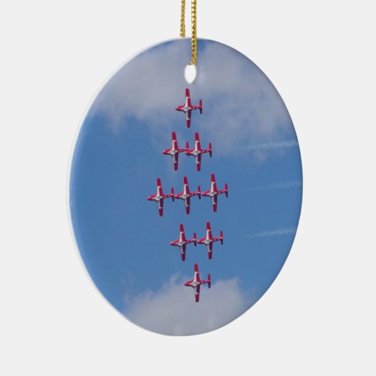 Schneevögel Keramik Ornament (Rechts)