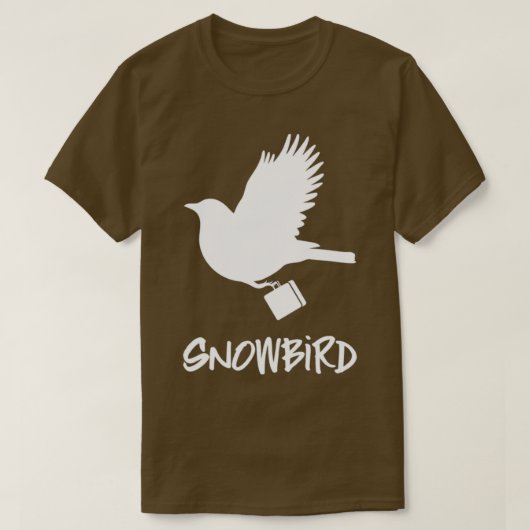 Schneevogel T-Shirt (Design vorne)