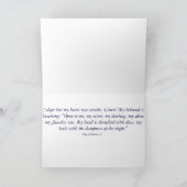 Schneevoller Abend - Song von Sol. 5:2 Grußkarte Karte (Innenseite)