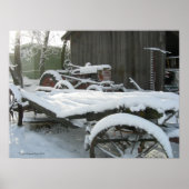 Schneewagen Poster (Vorne)