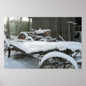 Schneewagen Poster (Vorne)