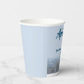 Schneewald Apres Ski Wedding Event Pappbecher (Rechts)