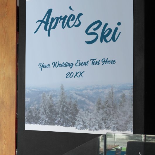 Schneewald Apres Ski Wedding Event Poster