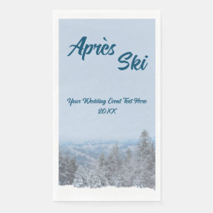 Schneewald Apres Ski Wedding Event Serviette