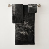 Schneewald bei Nacht Badhandtuch Set (Insitu)