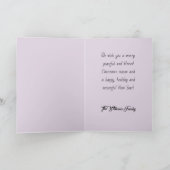 Schneewald, Eiskristalle, Nordlichter Karte (Innenseite)