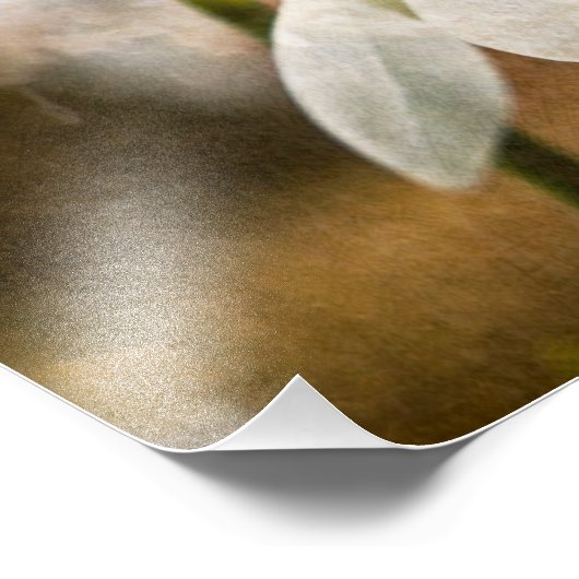 Schneewald Fotodruck (Ecke)