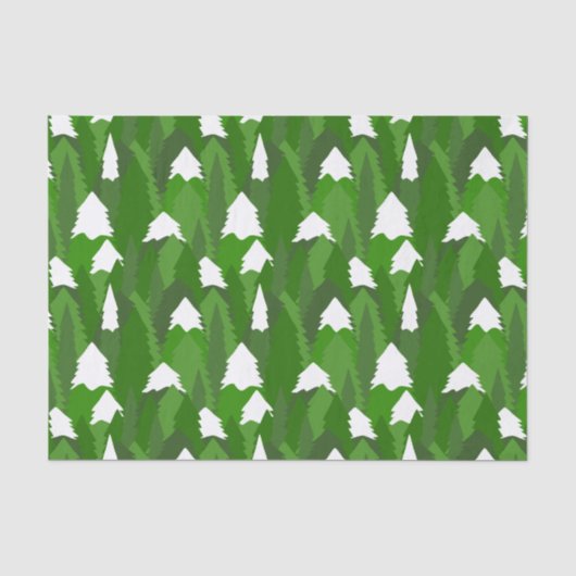 Schneewald Seidenpapier (Vorderseite)
