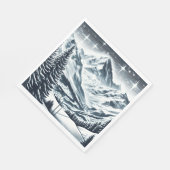 Schneewald Serviette (Ecke)