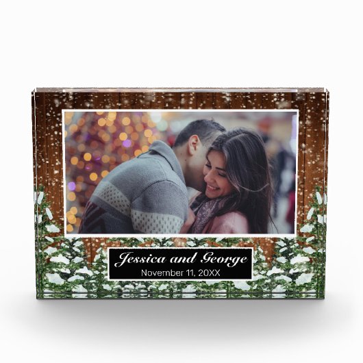 Schneewald- und Waldkorallenblock aus Foto (Vorderseite)