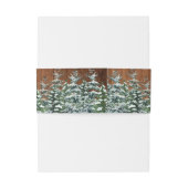 Schneewald- und Waldpfannenhochzeit Einladungsbanderole (Rückseitenbeispiel)