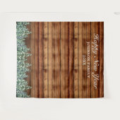 Schneewald & Waldkiefer Neujahrsgeschichte Foto Hi Wandteppich (Vorderseite (Horizontal))