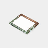 Schneewald & Waldlandpin maßgeschneidert Post-it Klebezettel (angewinkelt)