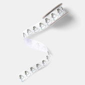 Schneewaldband Satinband (Rückseite)