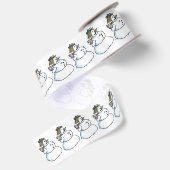 Schneewaldband Satinband (Rückseite)